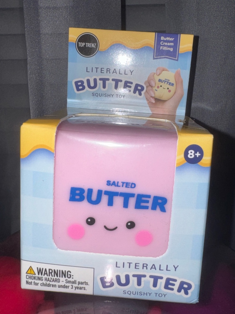 Top Trenz Literally Butter Squishy Toy Pink Patty New Release - Sealed